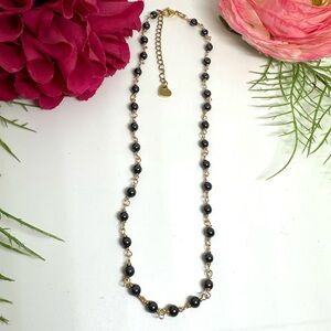 NEW⚜️Hematite Gemstone Beaded Hand Linked Necklace